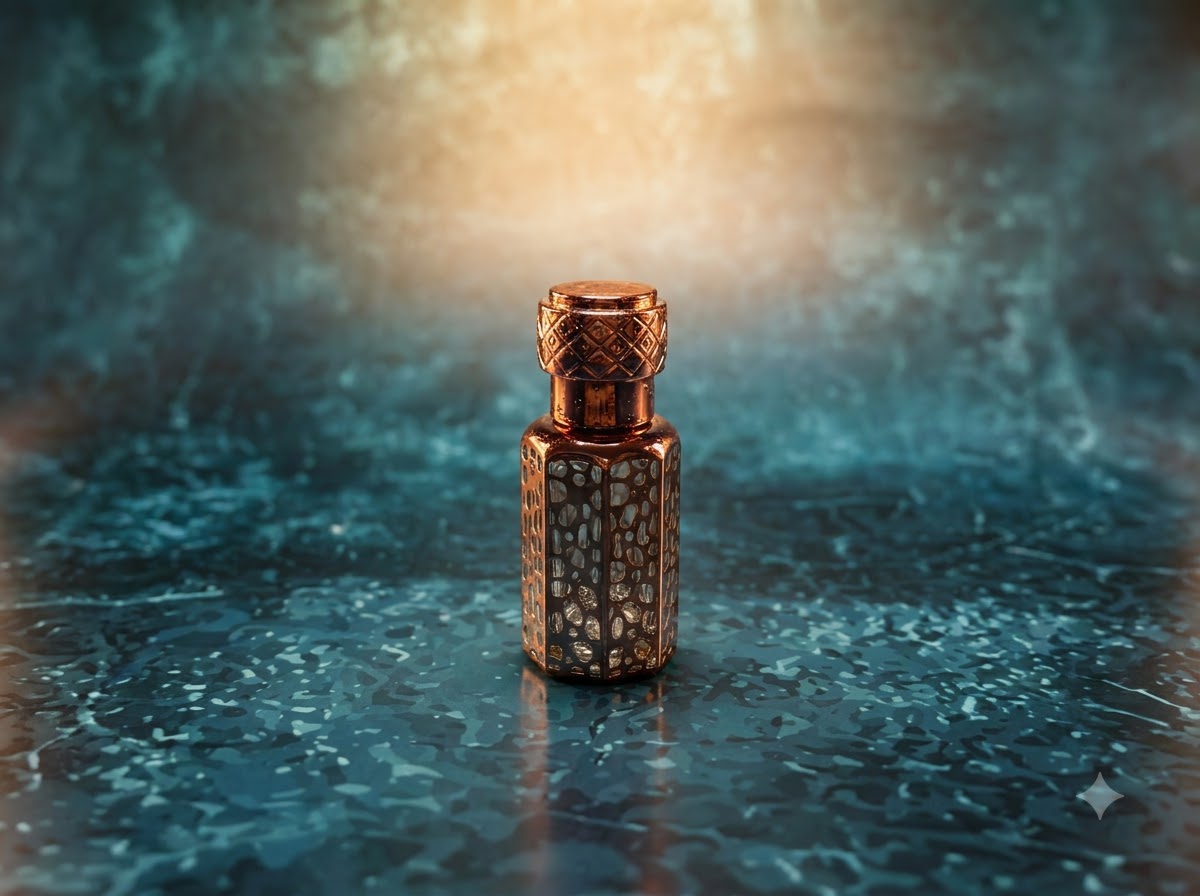 Pink Leopard Attar Bottle