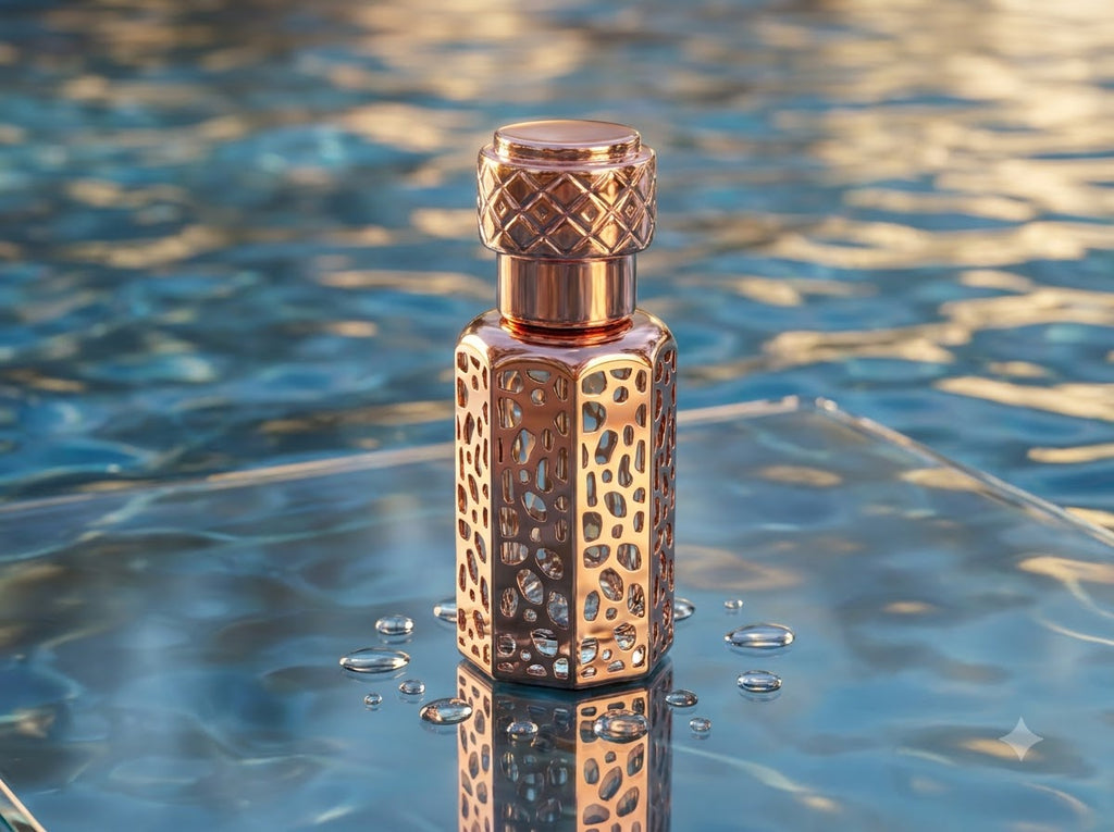 Pink Leopard Attar Bottle
