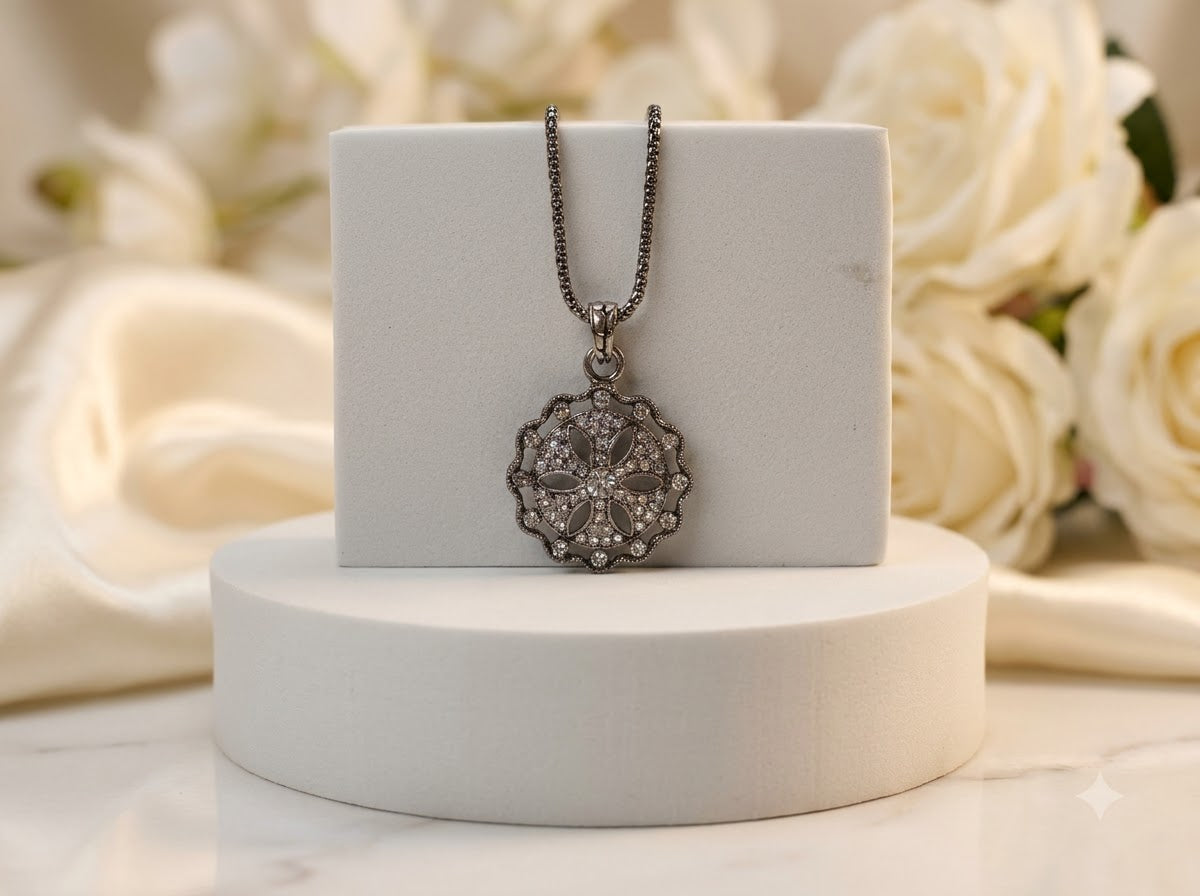 Diamond Star Pendant and chain