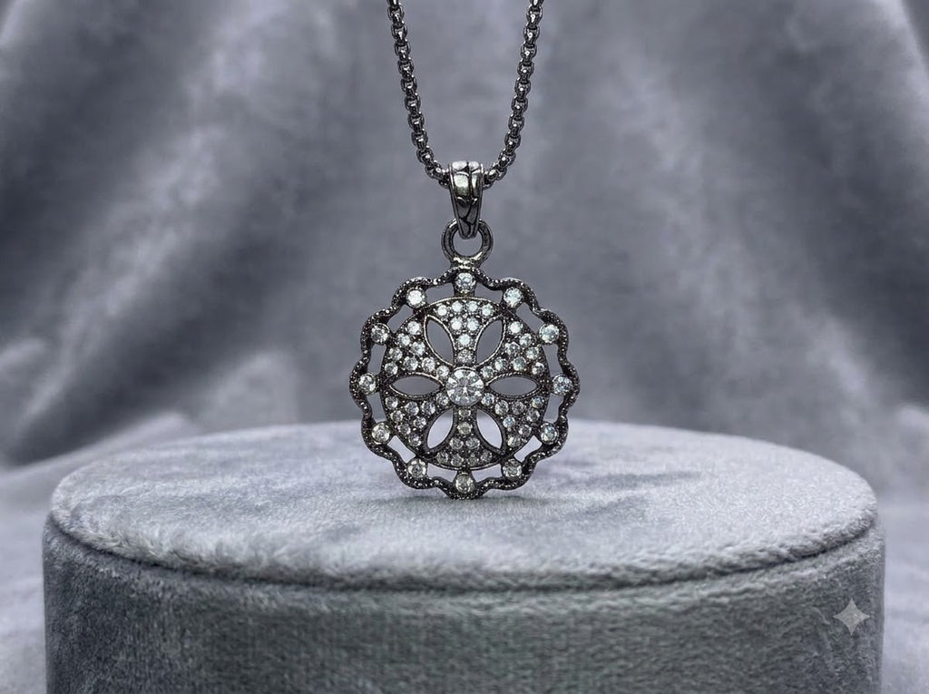 Diamond Star Pendant and chain