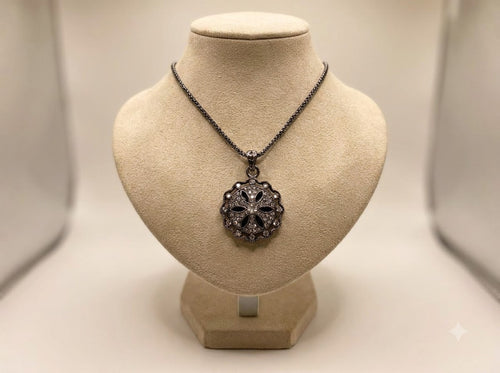 Diamond Star Pendant and chain