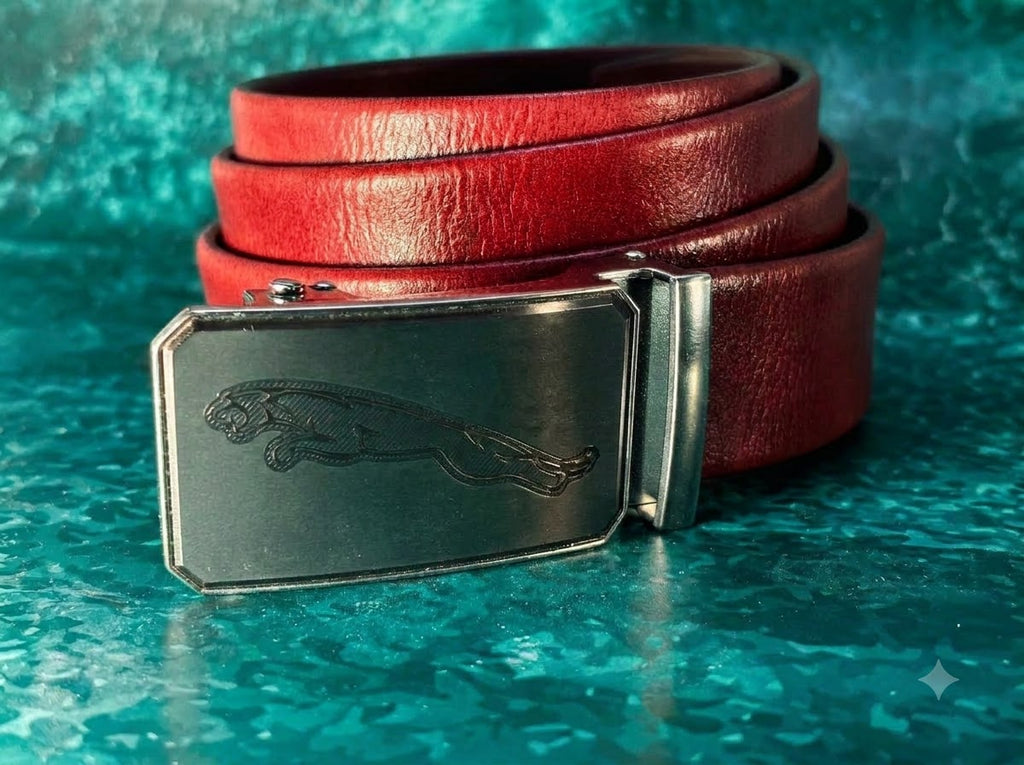 Jaguar Premium Slide & Lock Leather Belt