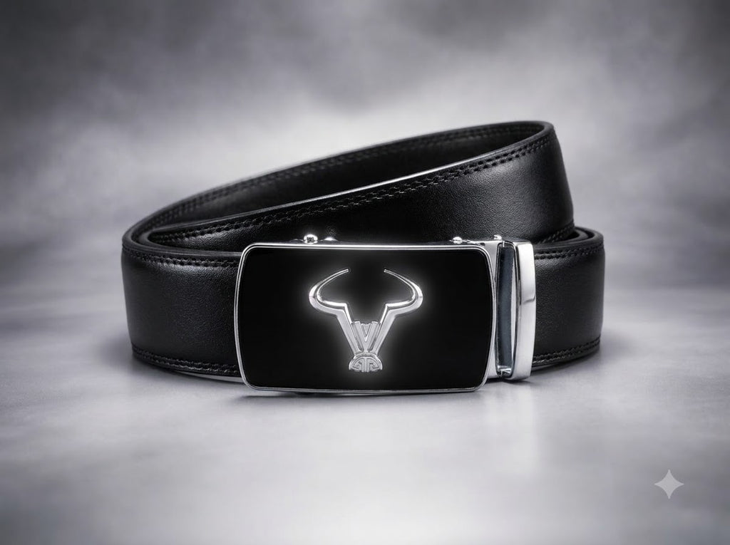 Bull Premium Slide &amp; Lock Leather Belt