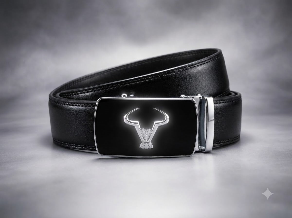 Bull Premium Slide &amp; Lock Leather Belt