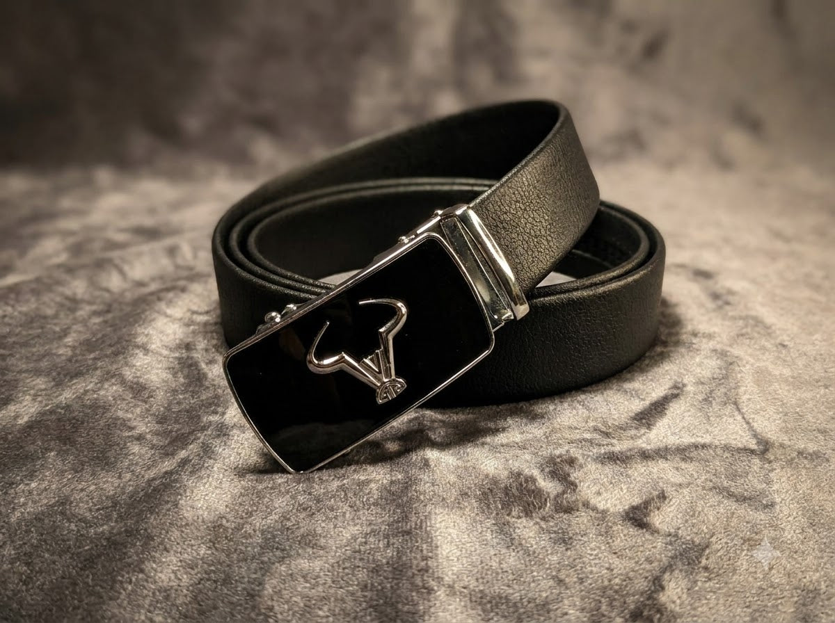 Bull Premium Slide &amp; Lock Leather Belt