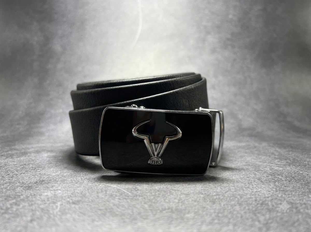 Bull Premium Slide &amp; Lock Leather Belt