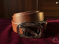 Jaguar Premium Slide &amp; Lock Leather Belt