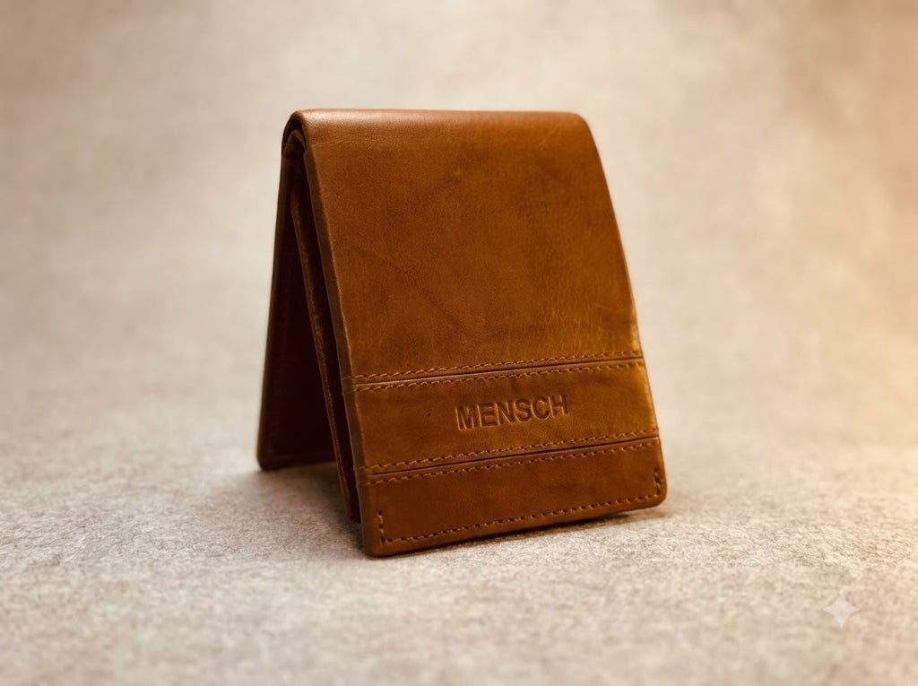 Premium Tan Brown Men’s Leather Wallet