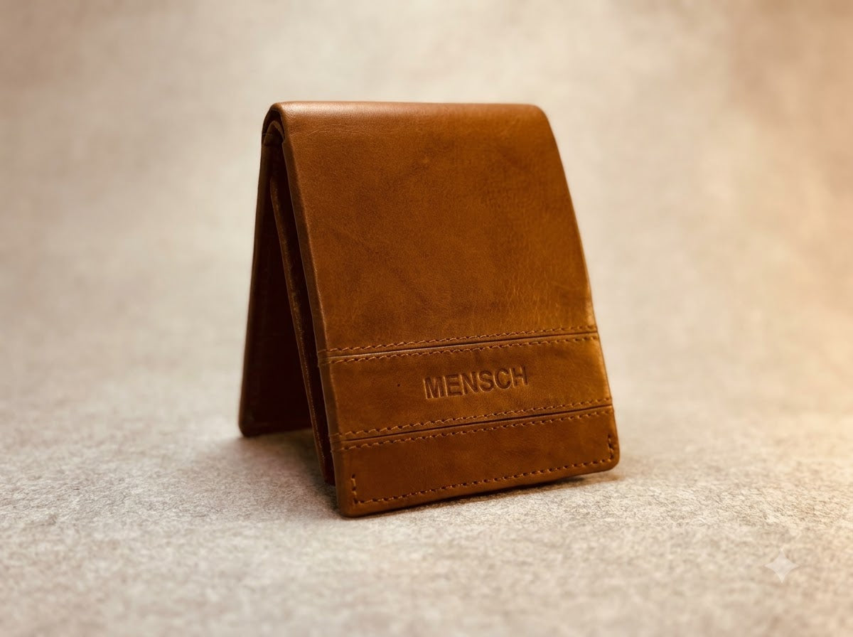 Premium Tan Brown Men’s Leather Wallet