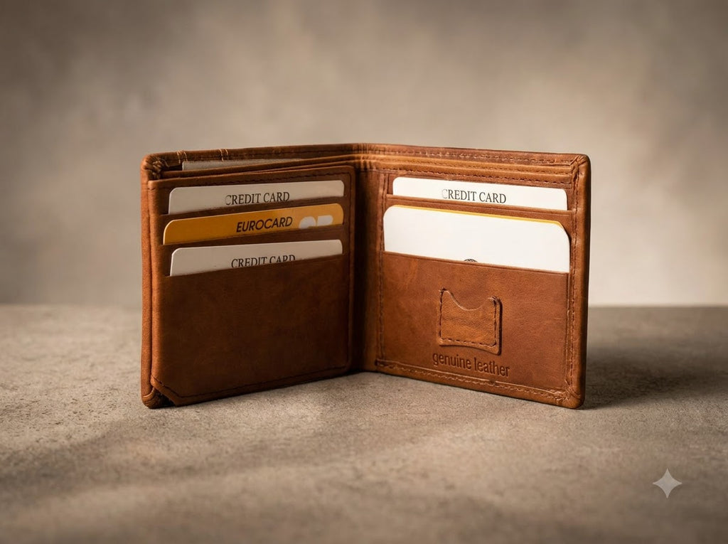 Premium Tan Brown Men’s Leather Wallet