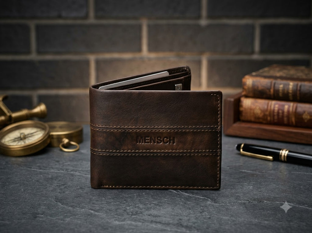 Premium Dark Brown Men’s Leather Wallet