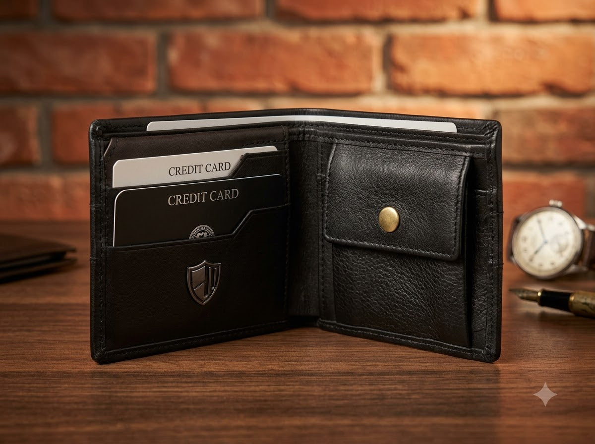 Premium Dark Brown Men’s Leather Wallet