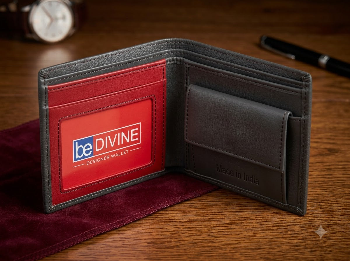 DYNVE Premium Slim Leather Wallet
