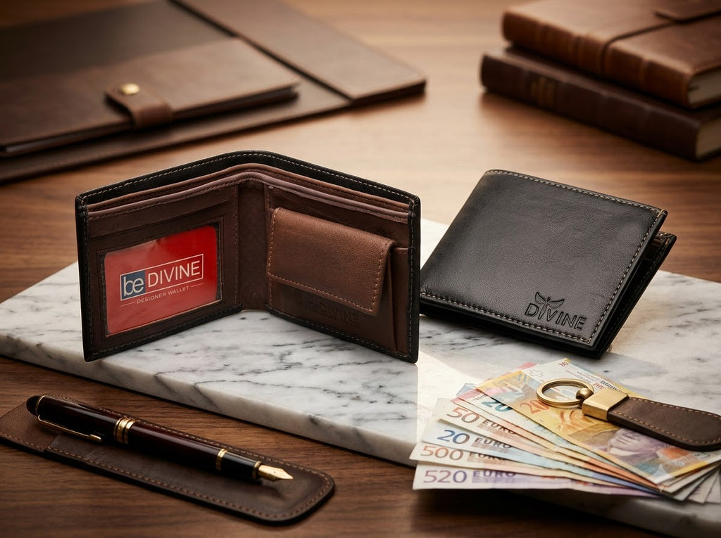 DIVINE Men’s Classic Leather Wallet
