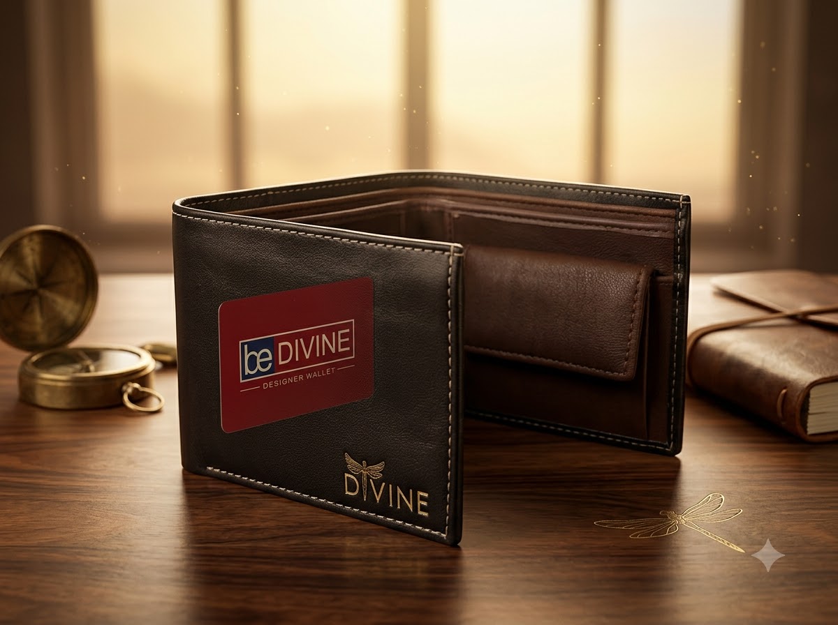 DIVINE Men’s Classic Leather Wallet