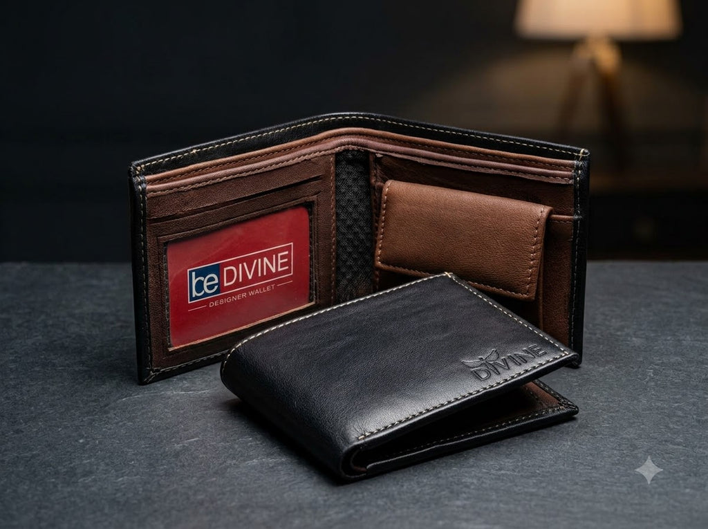 DIVINE Men’s Classic Leather Wallet