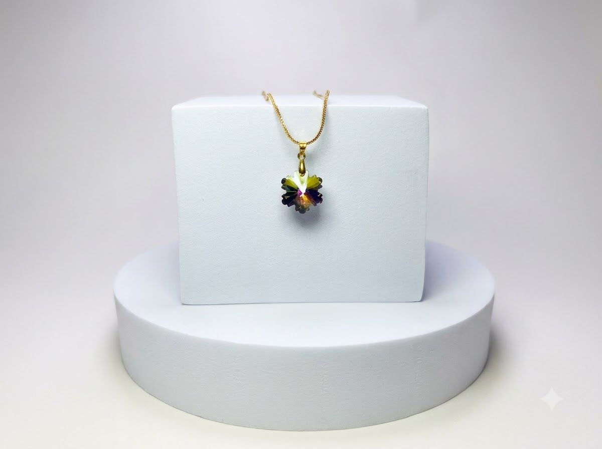 Multicolour Artificial Crystal Pendant