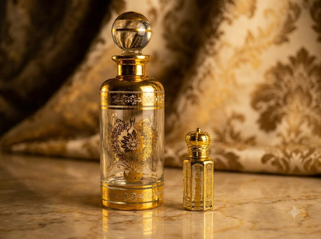 Golden Crown Attar bottle