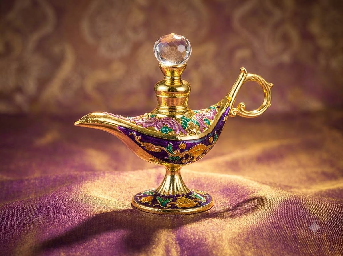 Aladin Lamp style Attar bottle