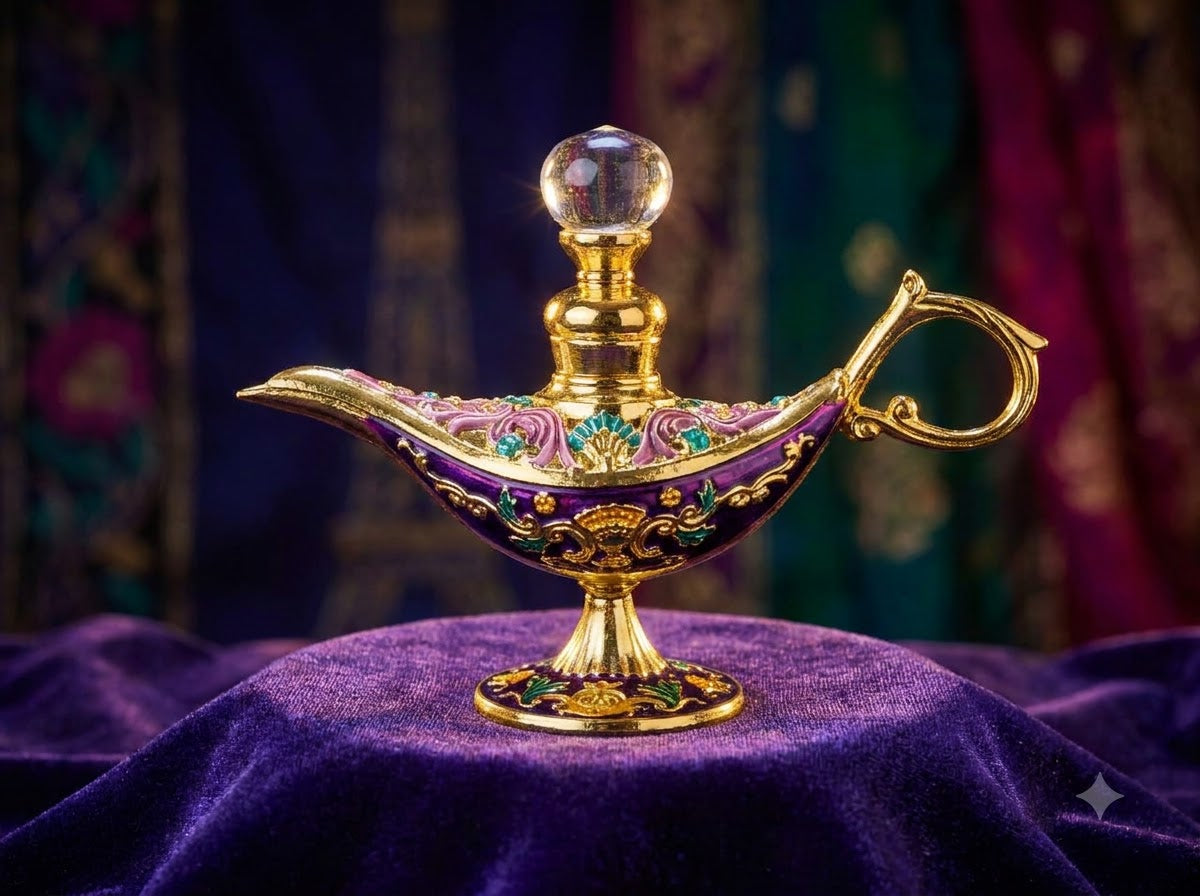 Aladin Lamp style Attar bottle