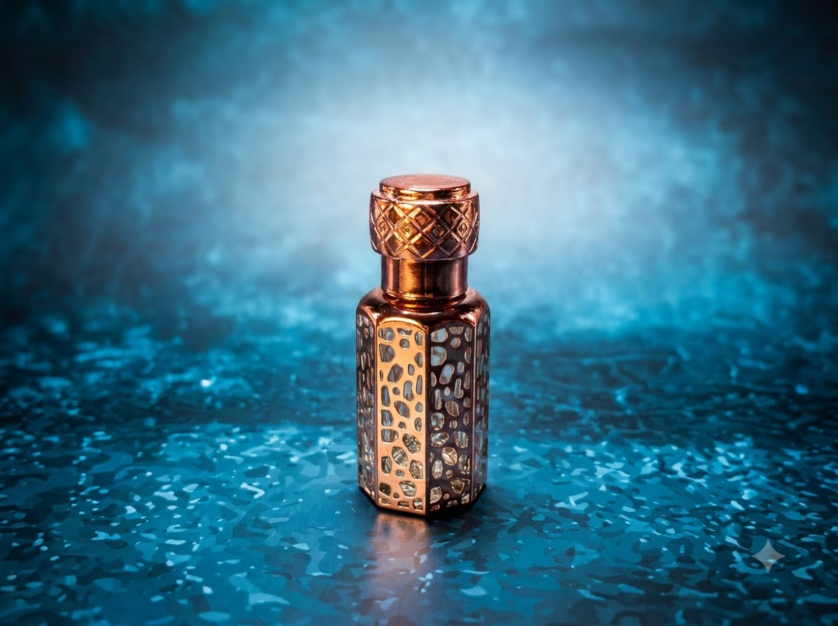 Pink Leopard Attar Bottle