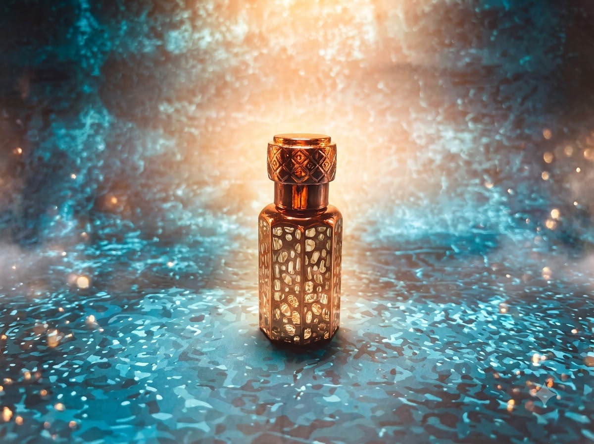 Pink Leopard Attar Bottle