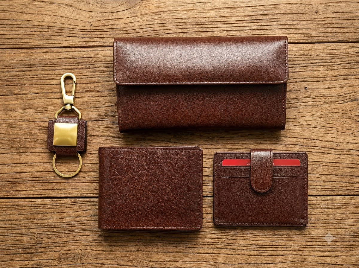 Executive Leather Essentials Gift Set